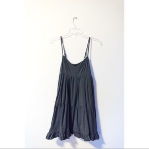 American Eagle baby doll grey dress